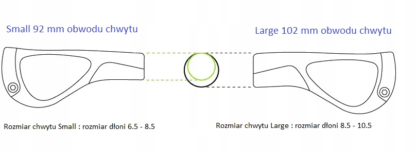 Chwyty Rowerowe Ergon GP1 L Neo Marka Ergon