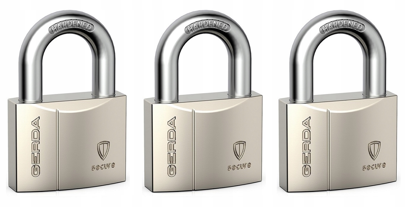 

Gerda Secure 3 Kłódki System Jednego Klucza 50