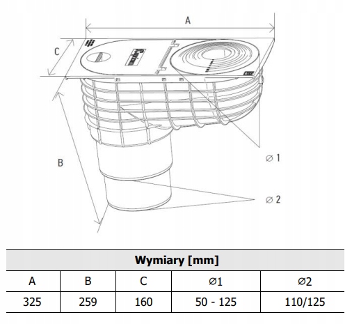 CZYSZCZAK OSADNIK RYNNY RYNNOWY BRĄZOWY CAPRICORN Marka Capricorn