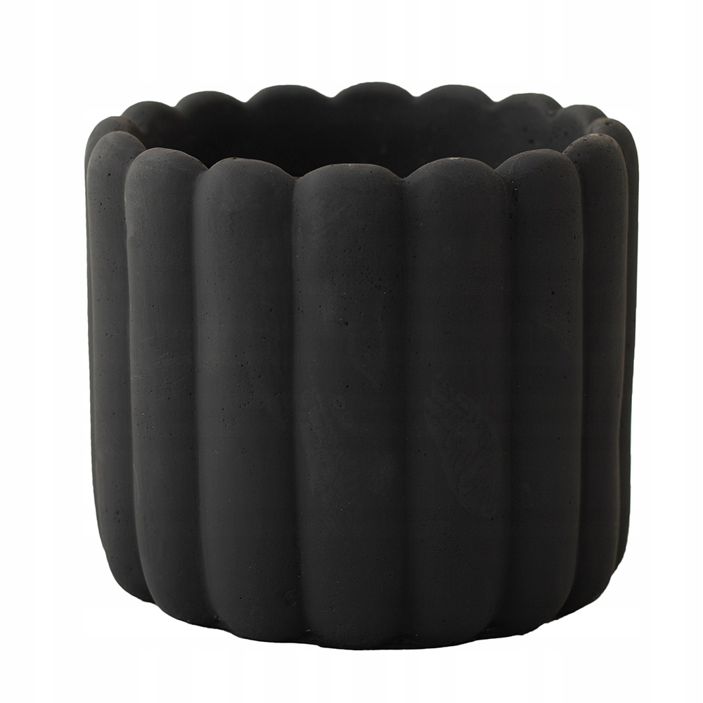 

Doniczka Neva beton czarny mat śr. 13cm