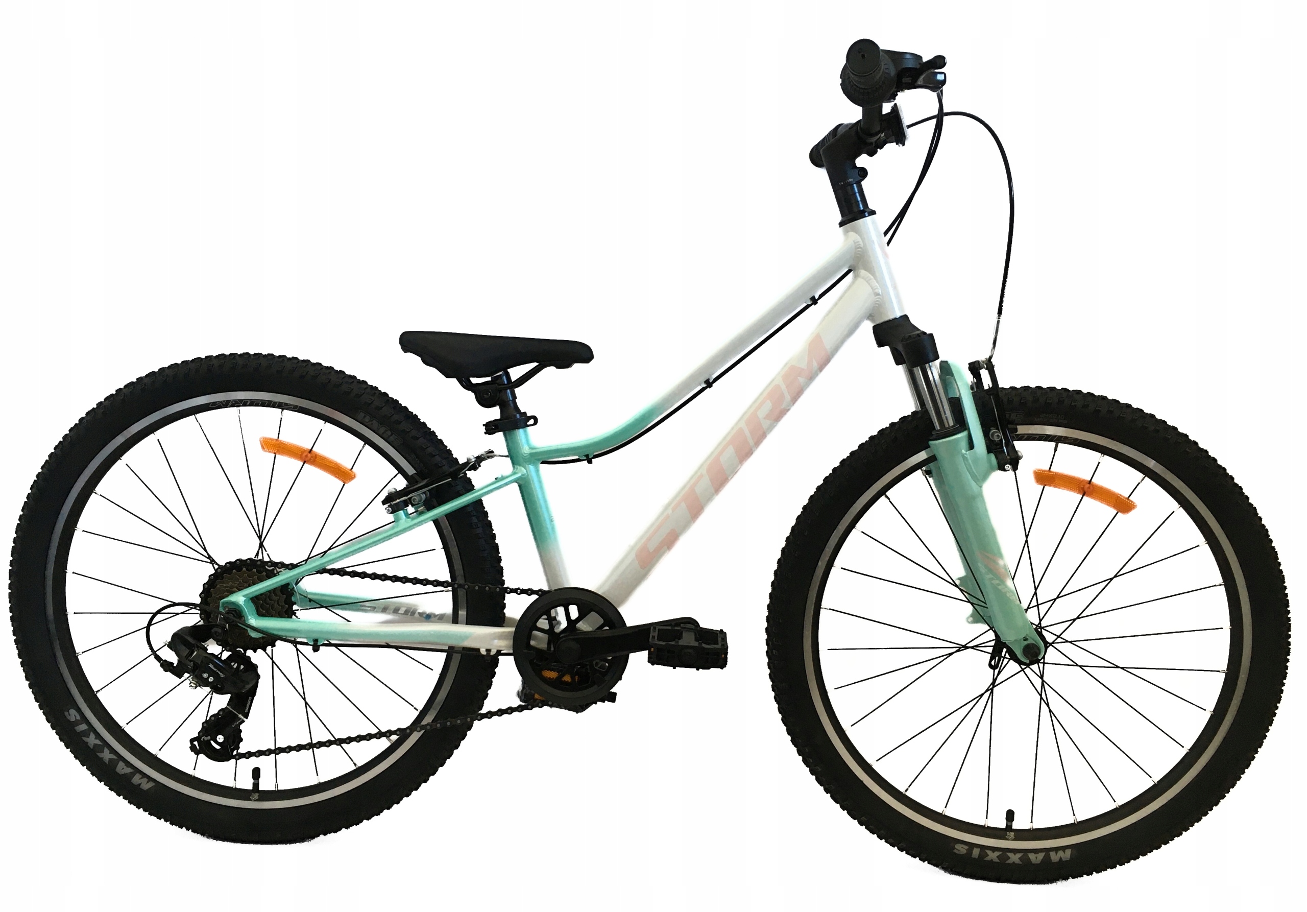 Rower Storm Queen 24 2VBR biało-morski