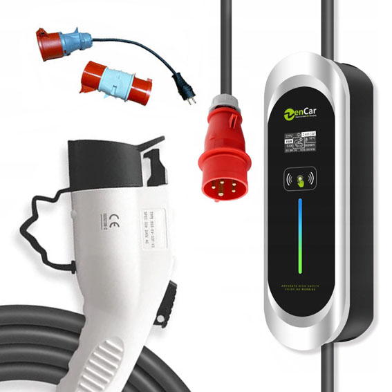 Nabíječka New Zencar 7W type1 pro auta z USA/Kanady adaptéry 230V, 32/16A