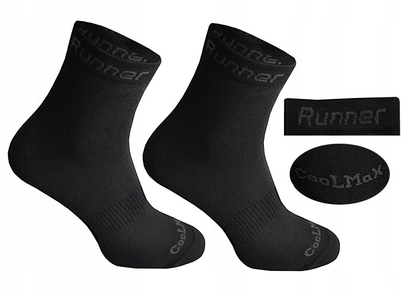 Skarpety Runner biegowe jogging Coolmax 35-38 .4 Marka Expansive