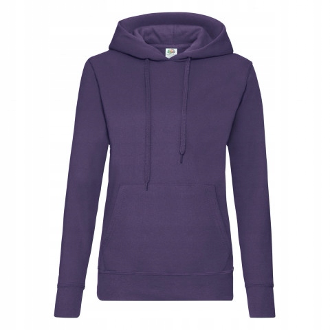 

Bluza damska Hooded Sweat kaptur FruitLoom FioletL