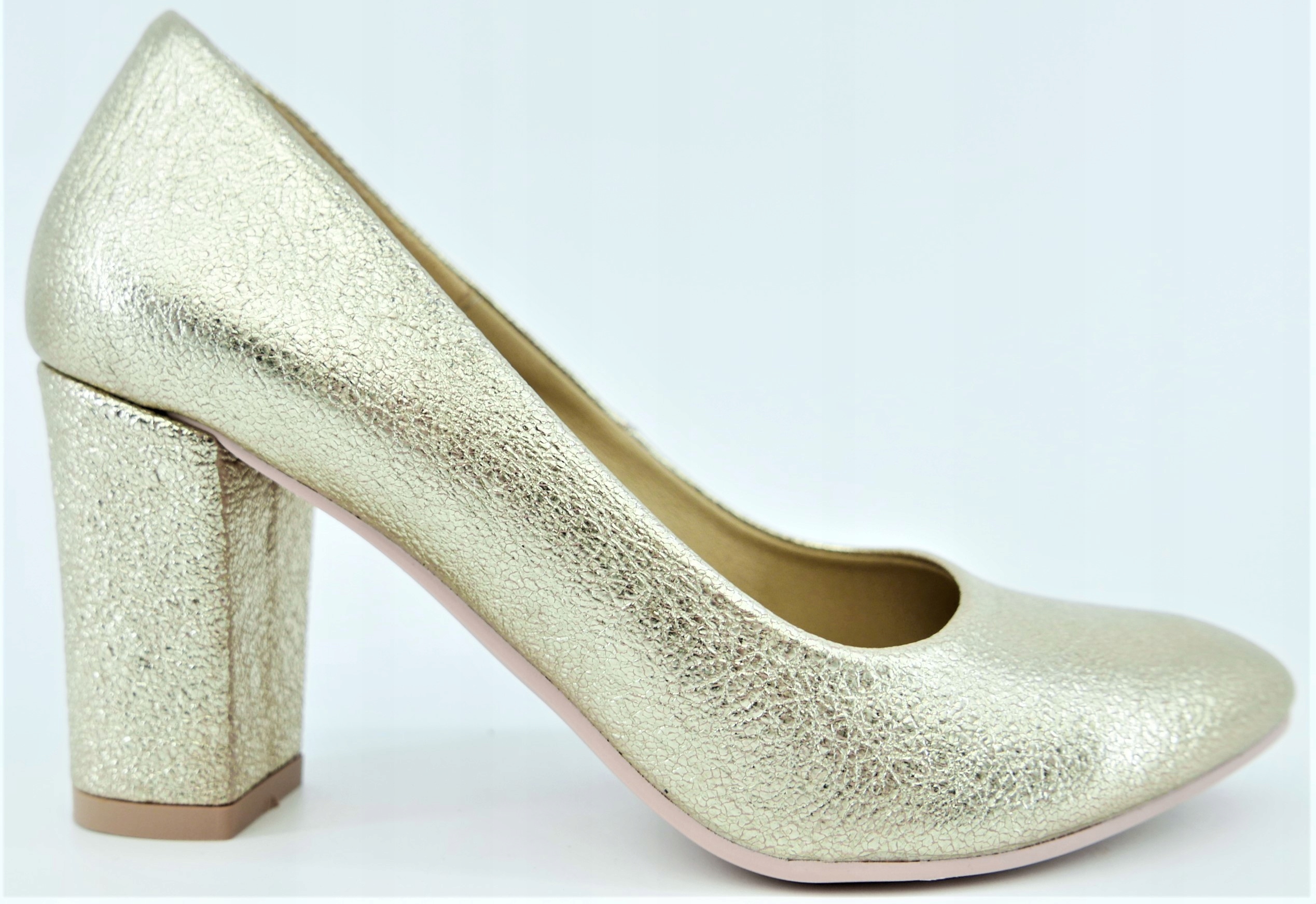 Aga But Polské Dámské Zlaté Lodičky R38