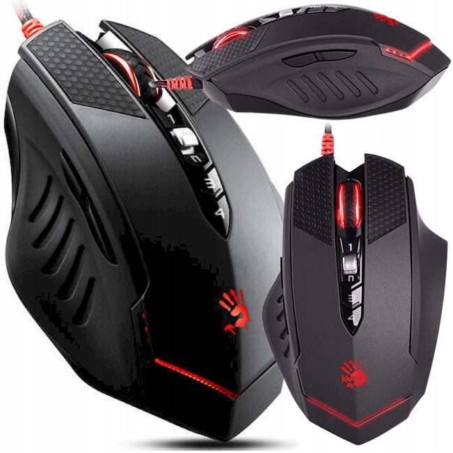 Mysz-ka Przewodowa Gamingowa A4TECH T70 Avago 4000DPI Terminator Dla Graczy