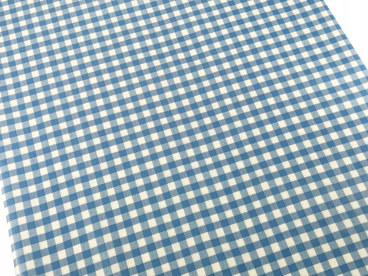Cerata Obrus Ceratowy Kratka Niebieski 220x140 cm Długość 220 cm
