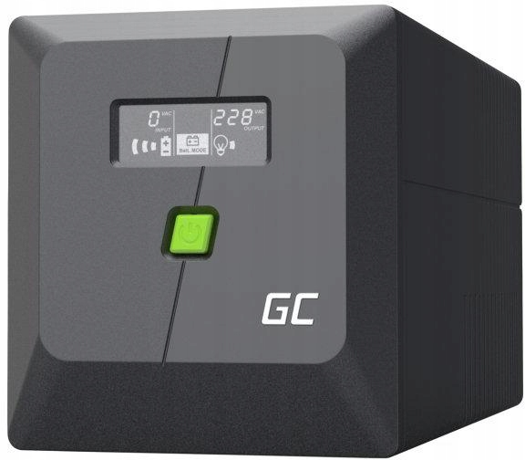 Ups Greencell PowerProof 1000VA 600W s LCD displejom núdzový napájací zdroj
