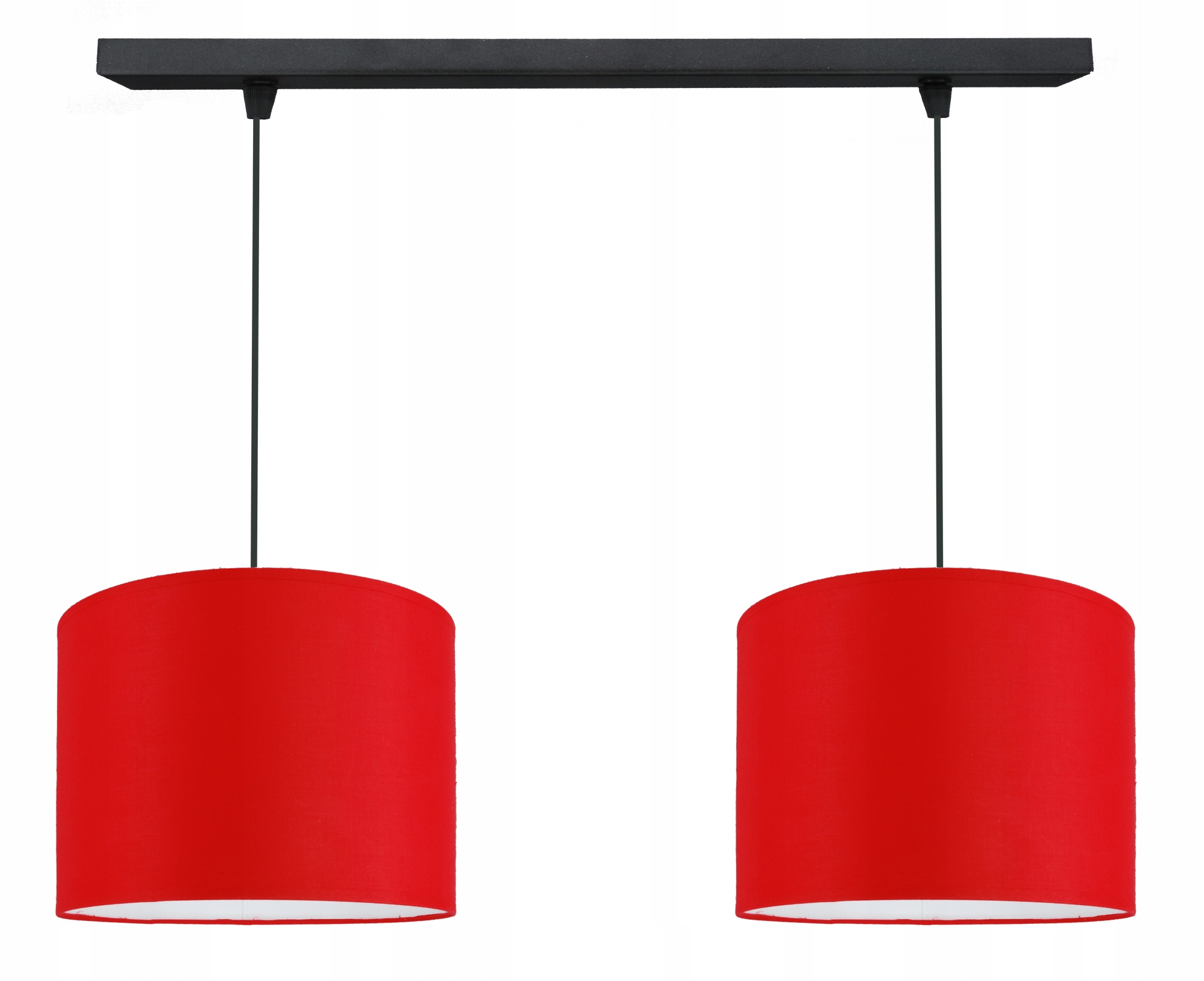 Moderní závěsná lampa, lustr, stropní módní stínidlo 20 cm červená Led