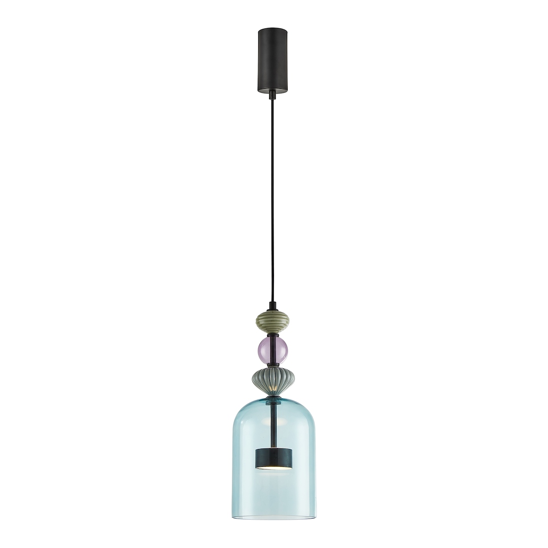 Závesná lampa Milagro Arte čierna 12W Led 3000K teplá 16 cm