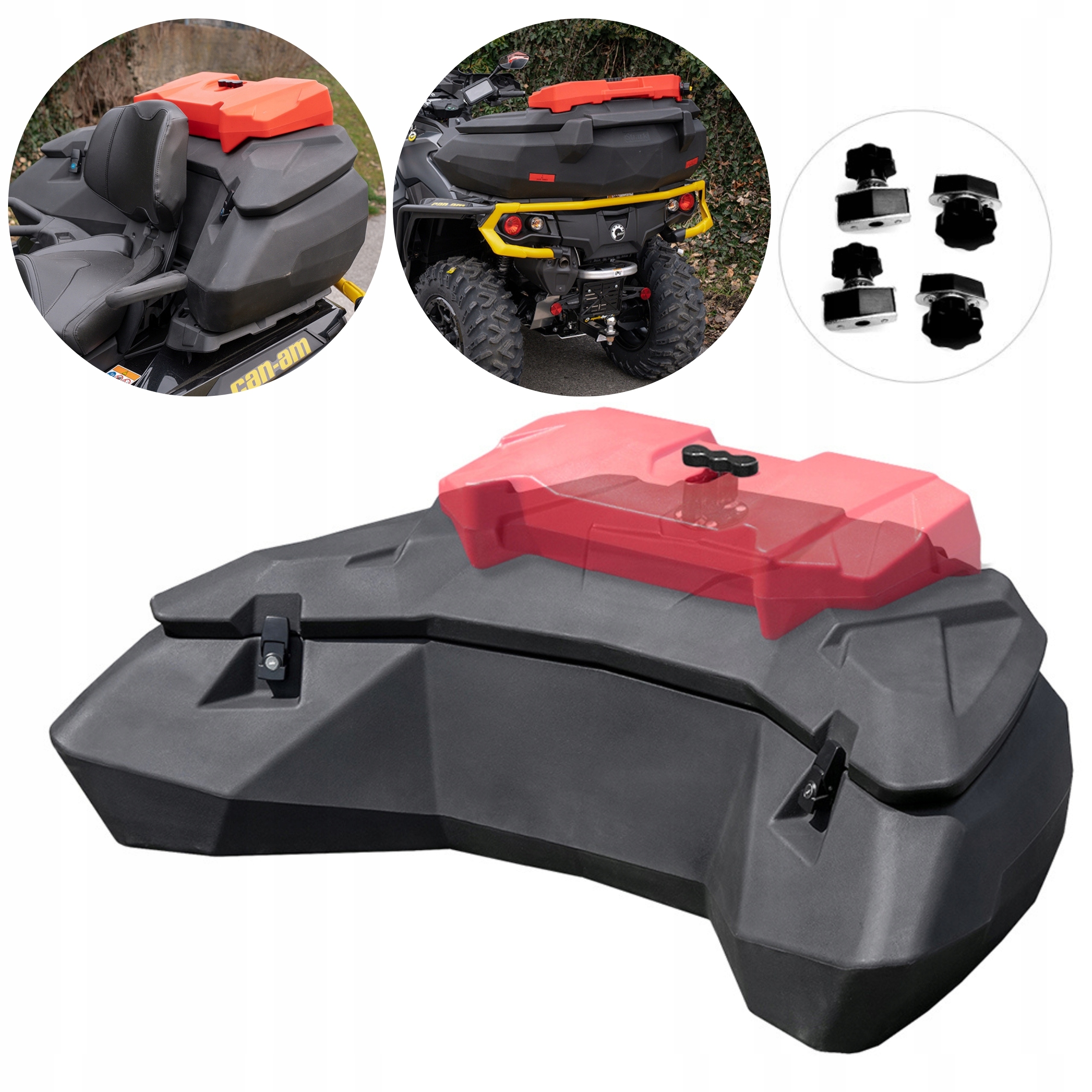 Zadní kufr na čtyřkolku Can-Am Outlander 570/650/1000, 130 litrů Shark
