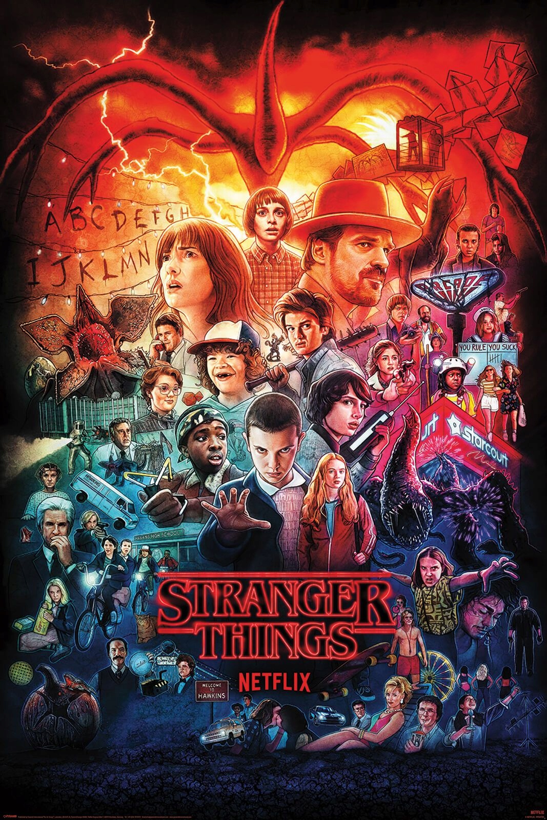 

Plakat Stranger Things Seasons Montage 61x91,5 cm