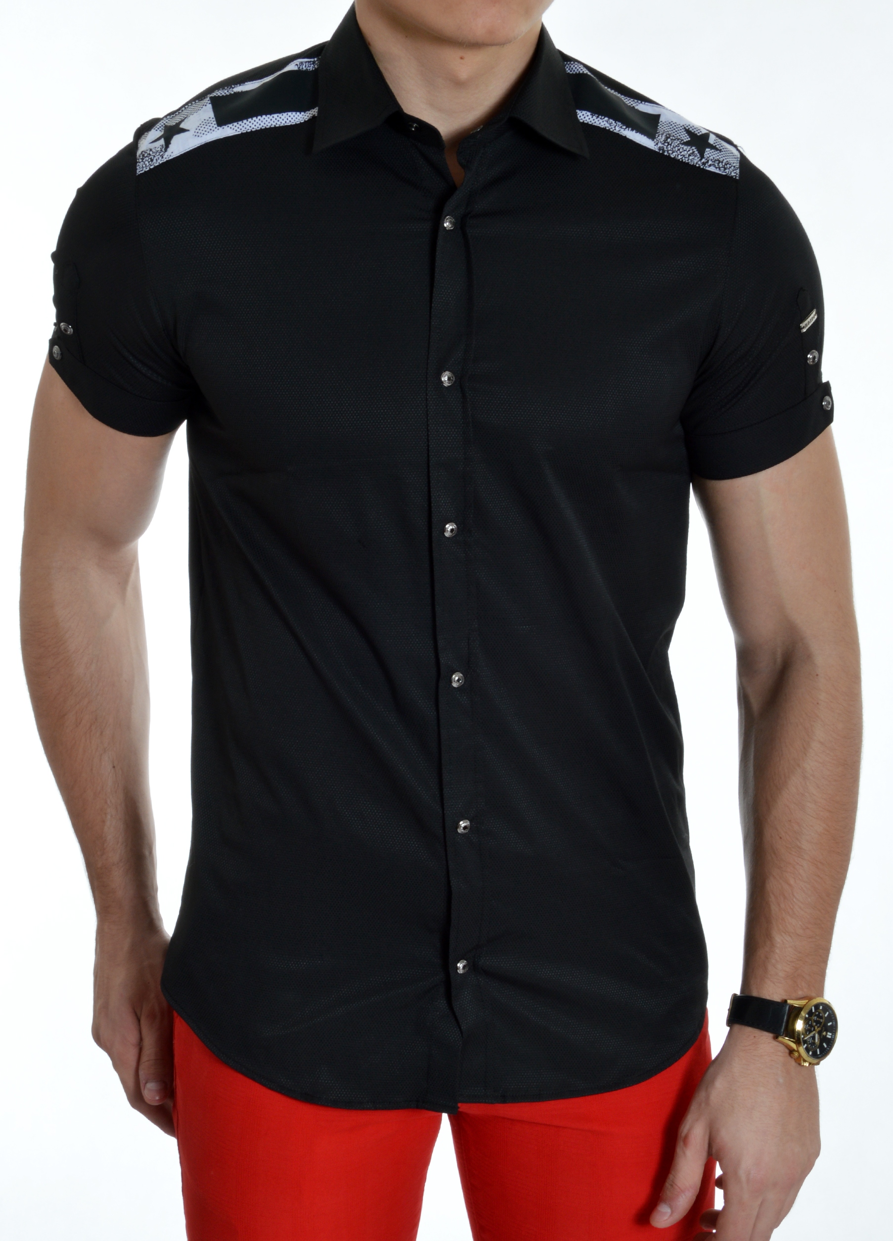 Koszula Męska Mondo Exclusive Elegance Wiosna Lato Rozmiar L