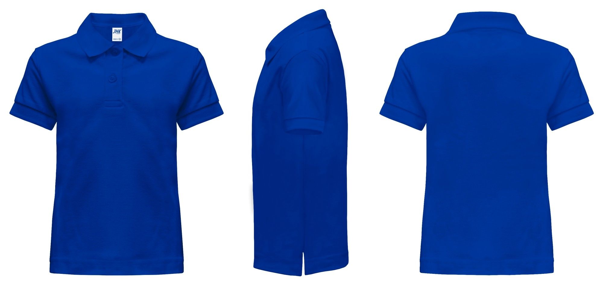 KOSZULKA POLO dziecięca bawełniana JHK PKID-210 biała 12-14 WH 152 Materiał dominujący bawełna