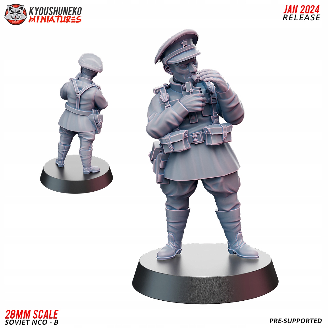 NCO B Soviet Infantry Kyoushuneko Miniatures