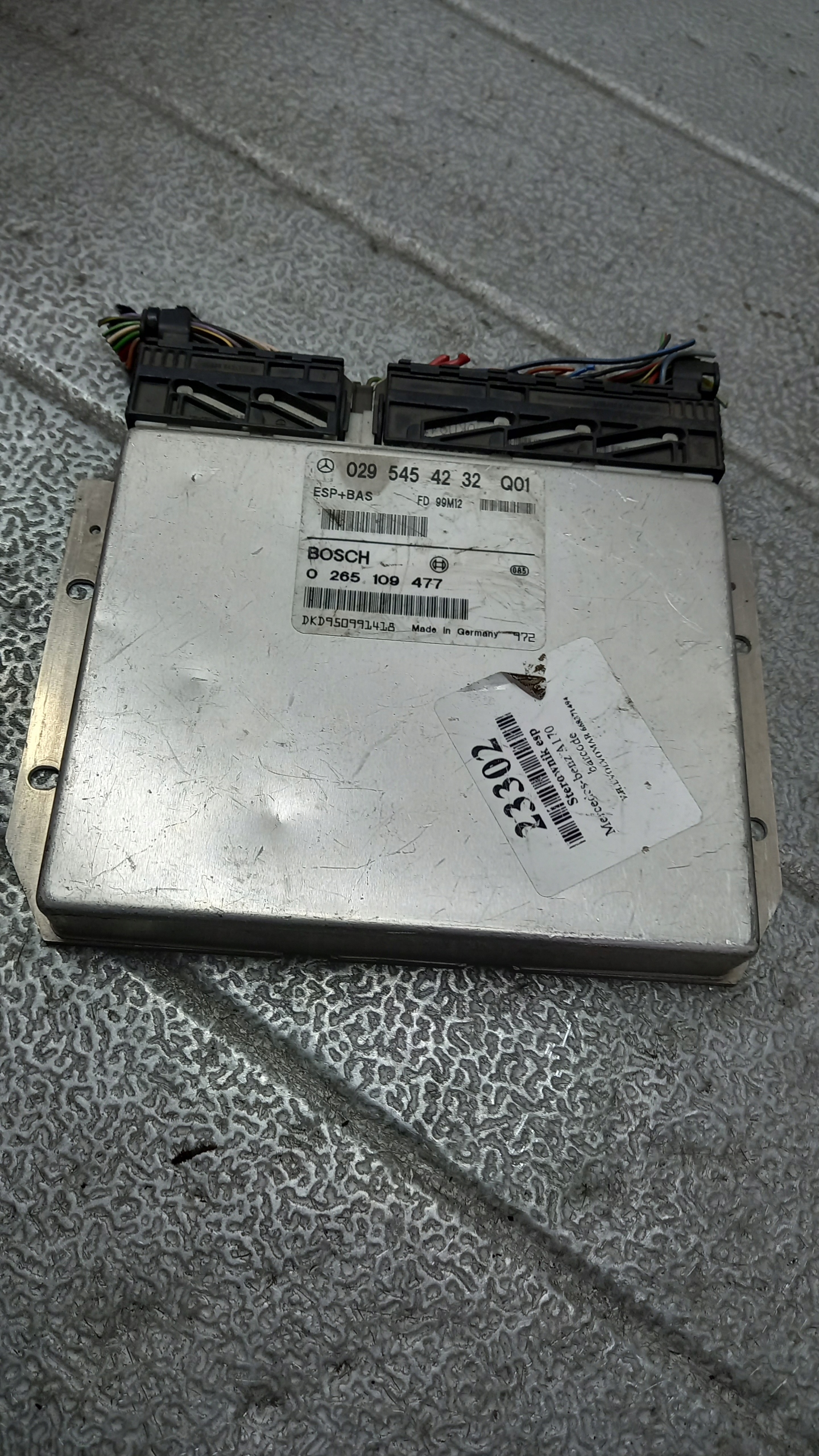 STEROWNIK ESP MERCEDES ESP MERCEDES -BENZ A170