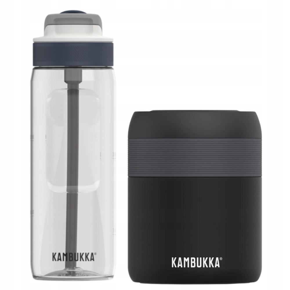Kambukka Lifestyle Ergonomická láhev Lagoon a termoska Bora 100% vzduchotěsná
