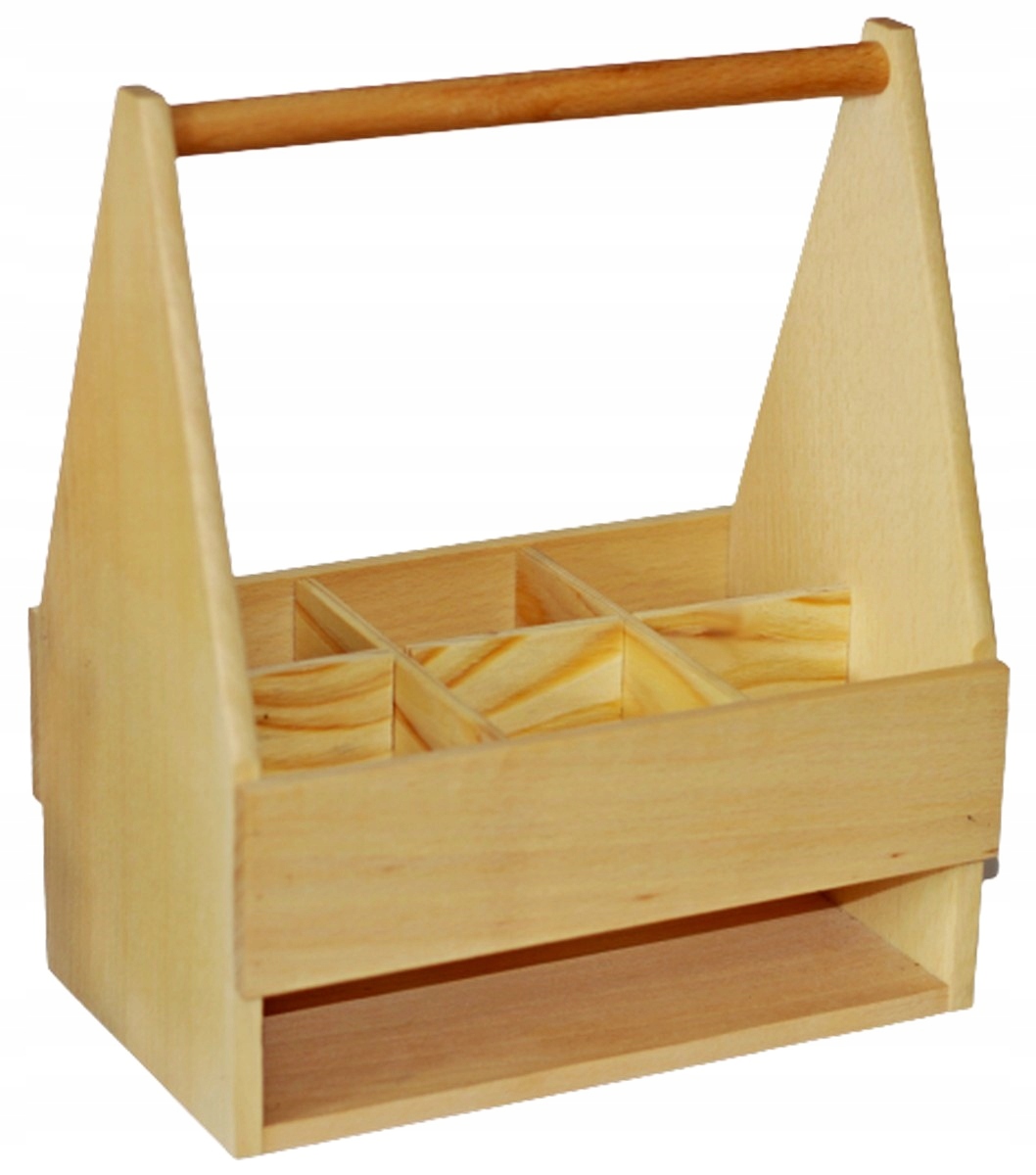 

Nosidełko na 6 butelek piwo skrzynka drewniana