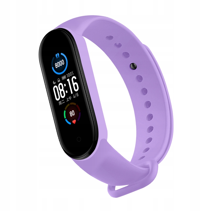 

Opaska Zamienna Pasek do Xiaomi Mi Band 6 J Fiolet