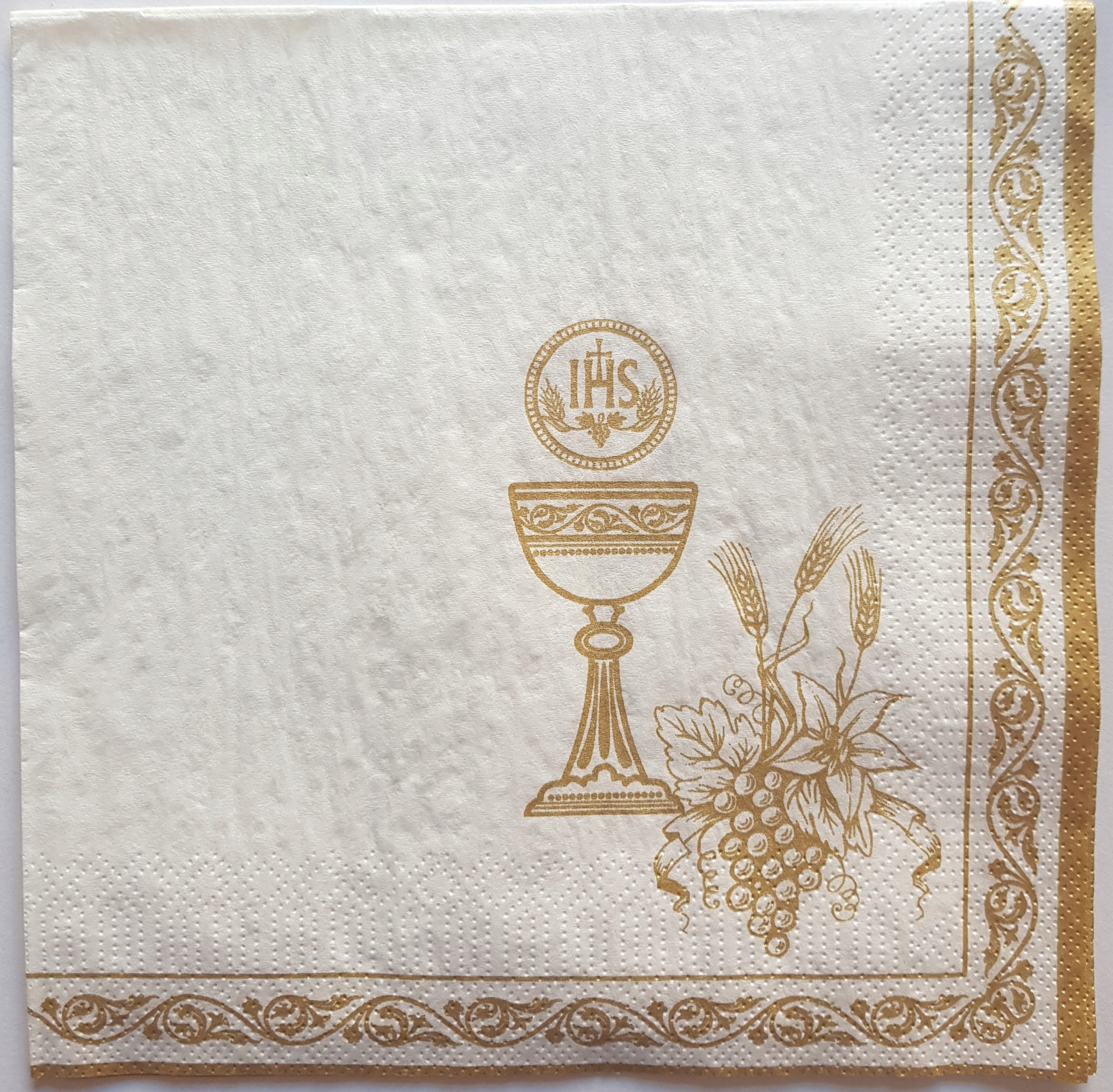 Serwetki komunijne, serwetka Komunia Święta 33x33