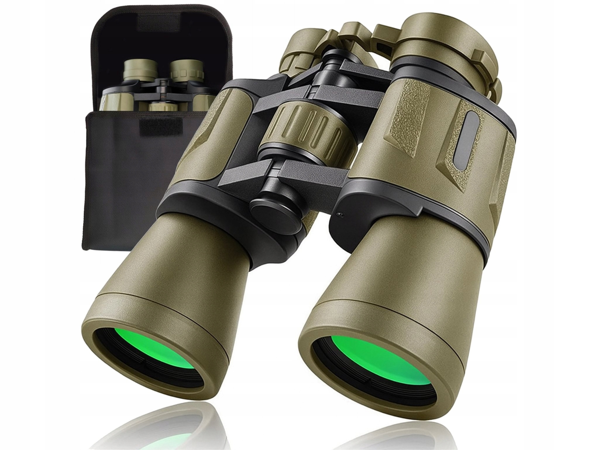 Vojenský lovecký dalekohled, skleněná optika, silný zoom 20x50