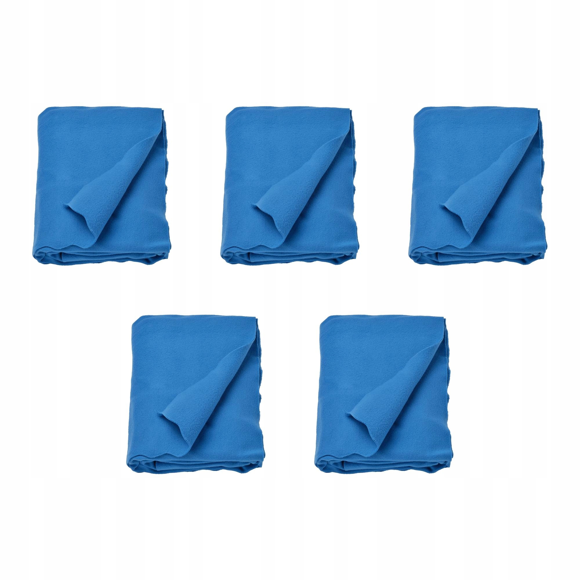 5 ks Daggkapor pléd zářivě modrý 130 x 170 cm