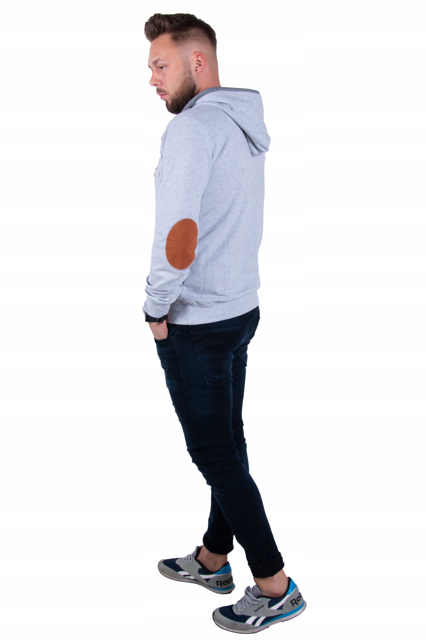 Bluza męska z kapturem ESSA szara L Rozmiar L