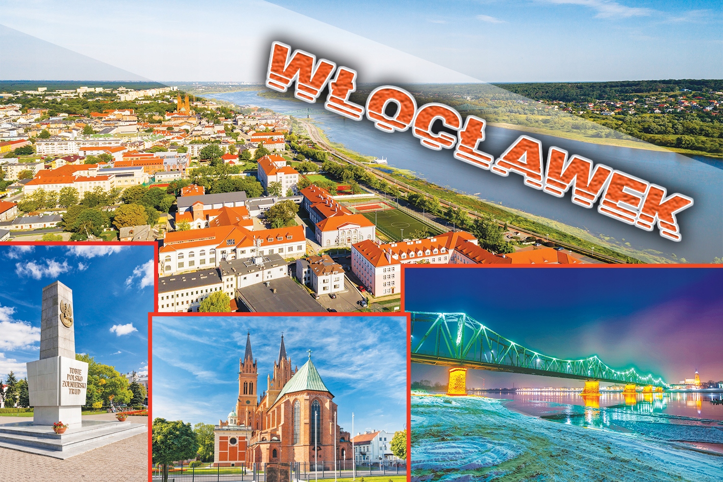 WŁOCŁAWEK - MAGNESY NA LODÓWKĘ Wysokość produktu 8 cm