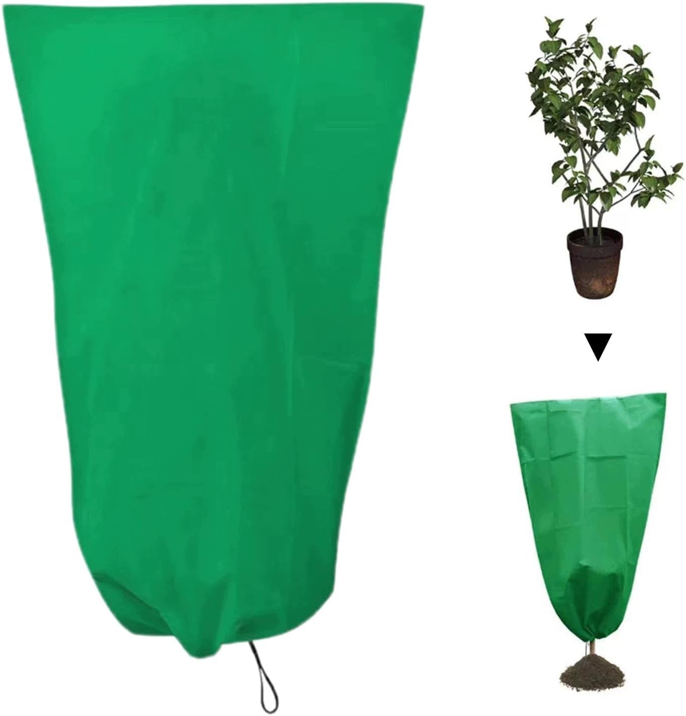 2x Ochranná Kapuce Pro Rostliny Na Zimu Flizelina Netkaná 60 x 80 cm Sáček 70 g