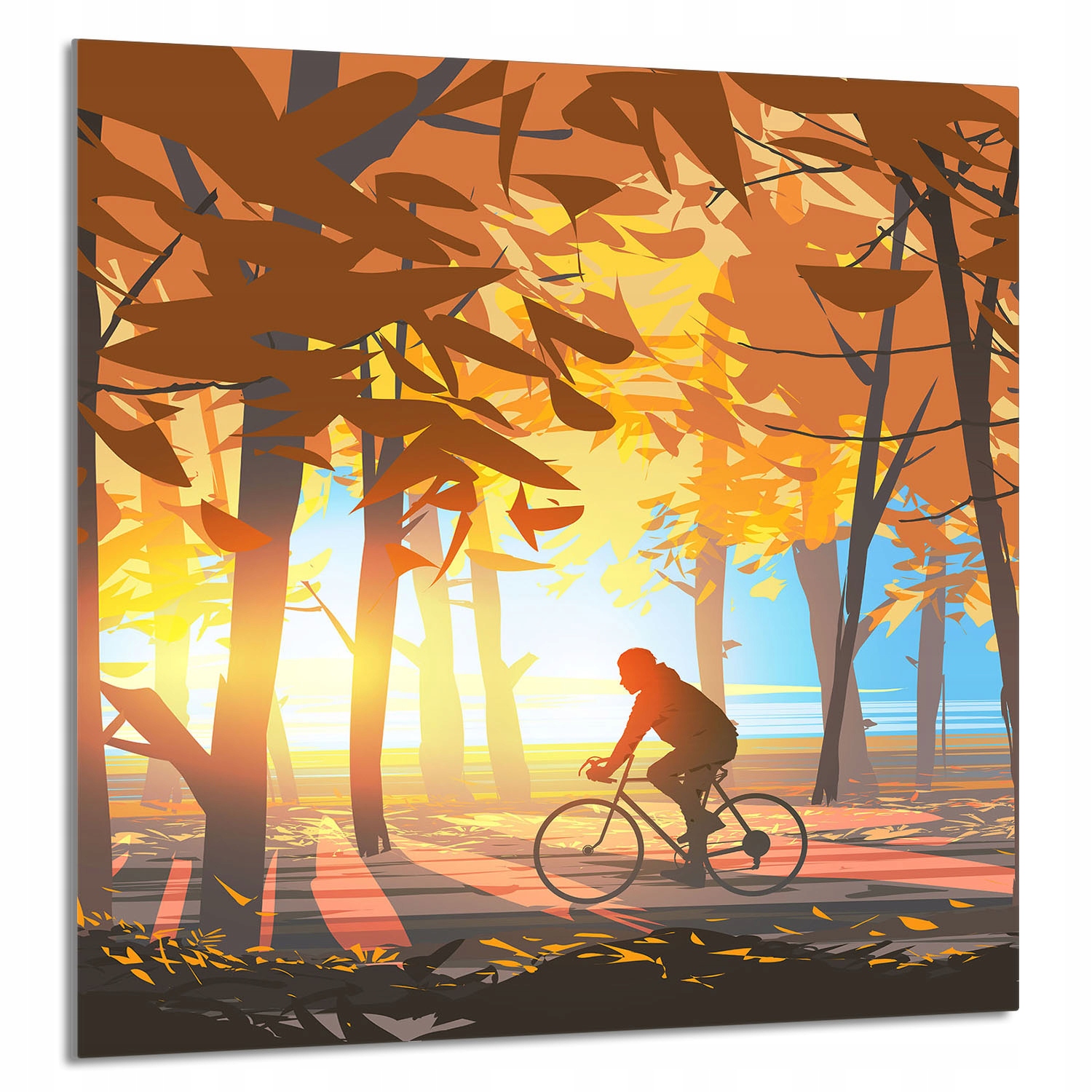 Skleněný Panel Do Kuchyně 60x65 Les Tvrzené Sklo