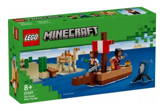 Lego 21259 Minecraft – Plavba Pirátskou Lodí