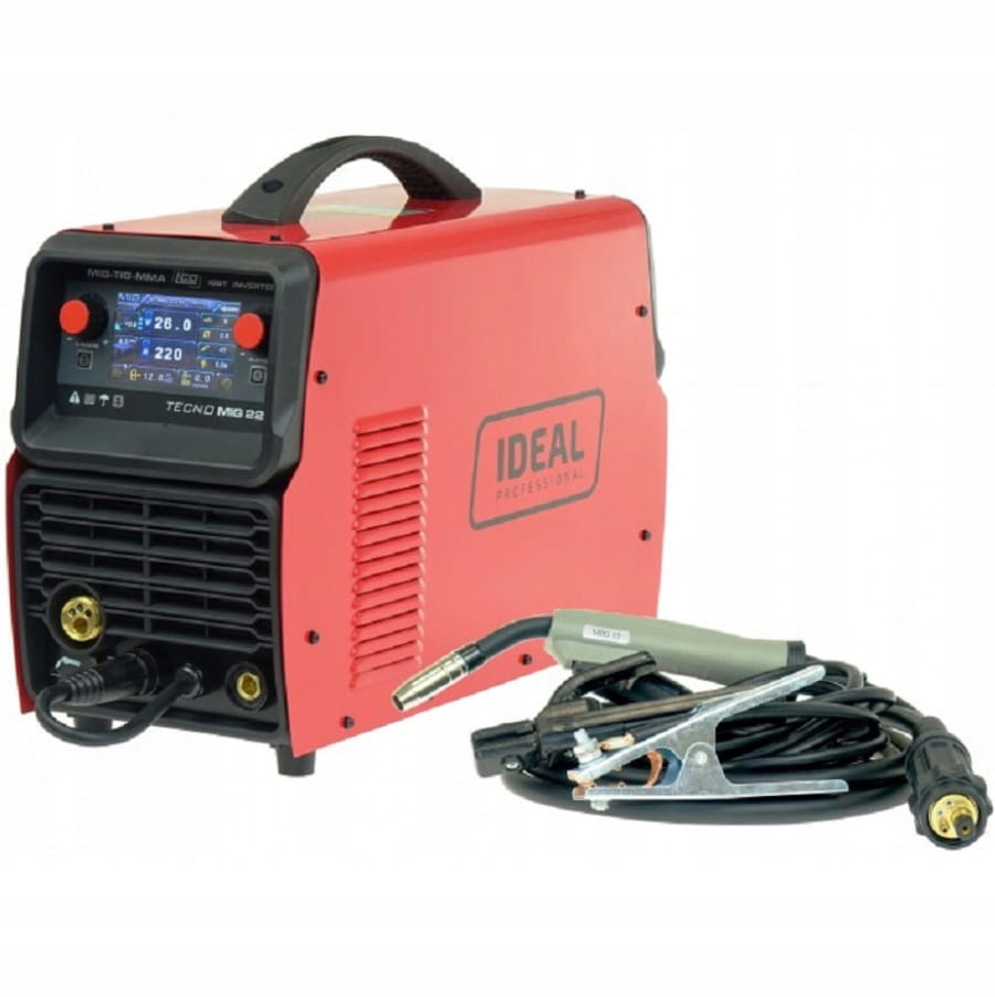 Ideal Tecno Mig 222 LCD Mig/tig/mma Synergic Inwertorowa spawarka