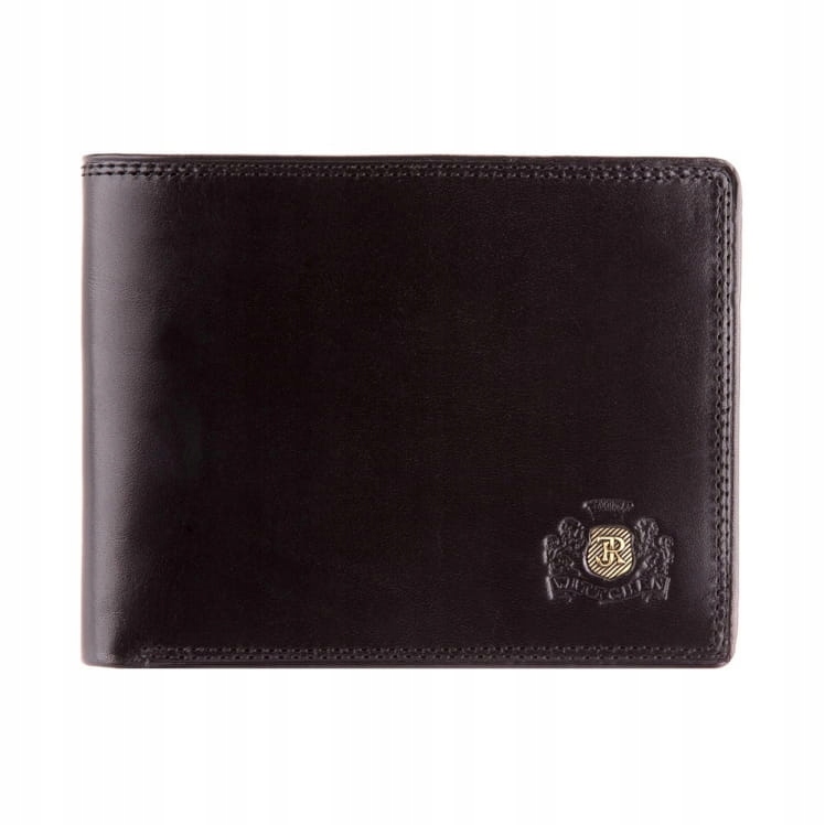 Pánská peněženka z přírodní kůže Wittchen Da Vinci 39-1-173-1, černá