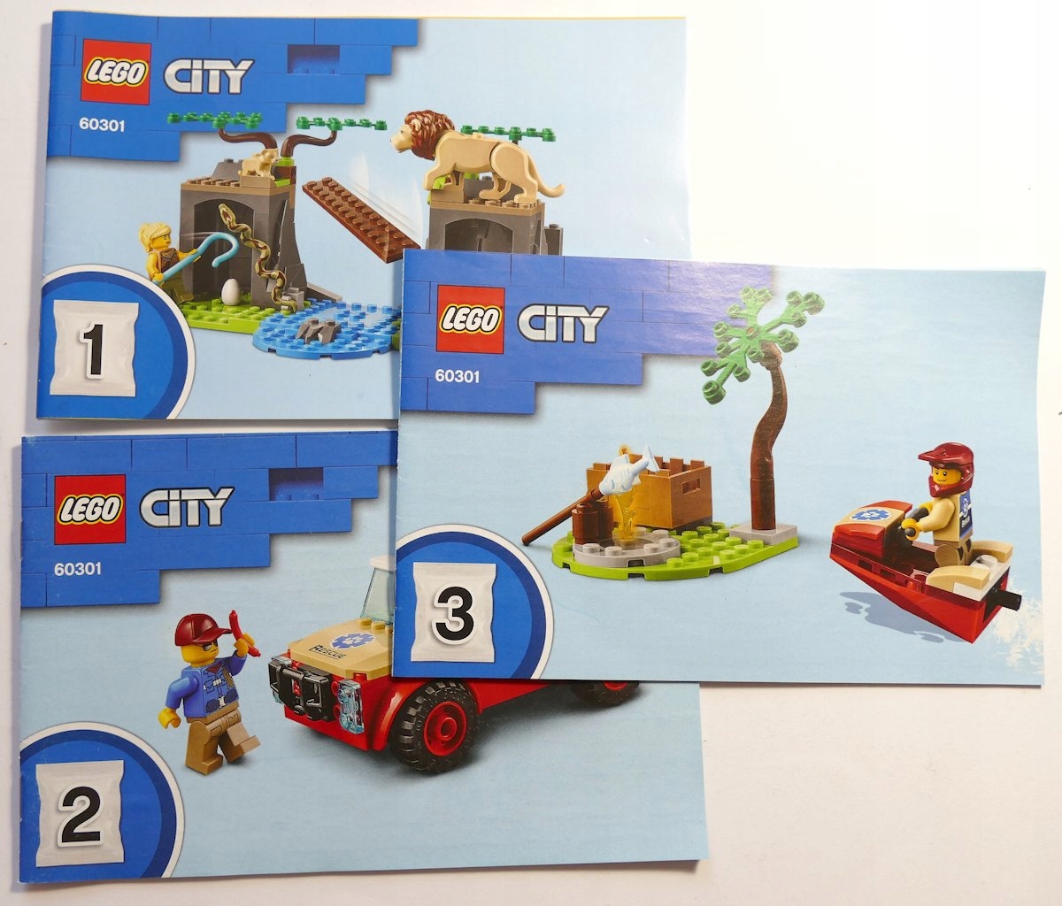 LEGO INSTRUKCJA CITY 60301 Terenówka ratowników dzikich zwierząt
