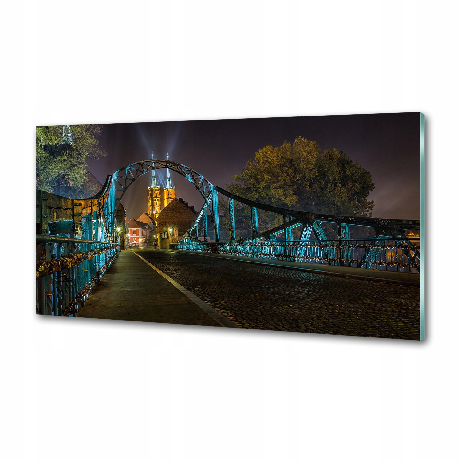 Panel do kuchyne Most zamilovaných 120x60 cm Lepidlo