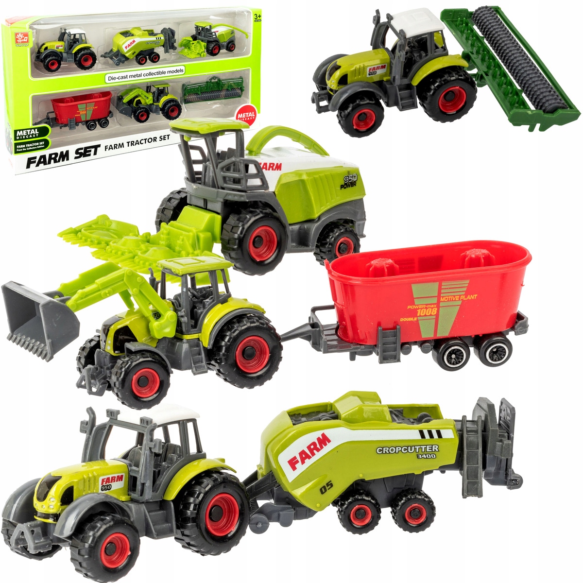 

Ciągnik Traktor x 2 Maszyny Rolnicze Kombajn