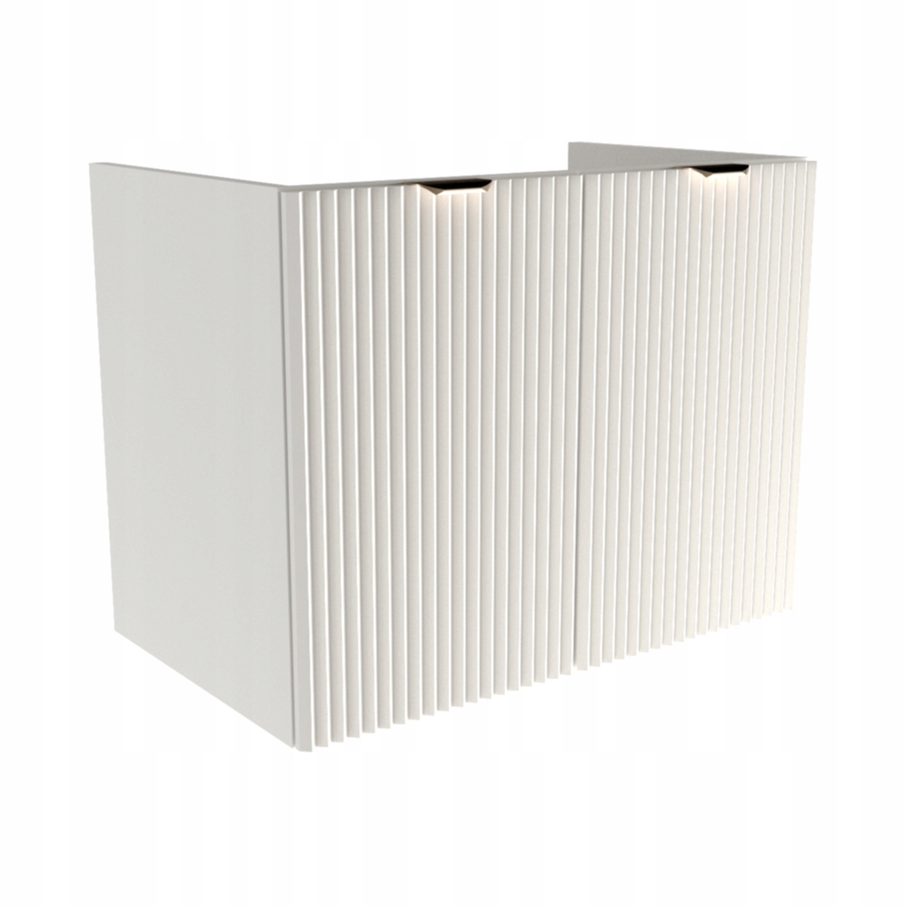 Skříňka pod umyvadlo se 2 dveřmi, bílá, 80 cm, bez desky Willy