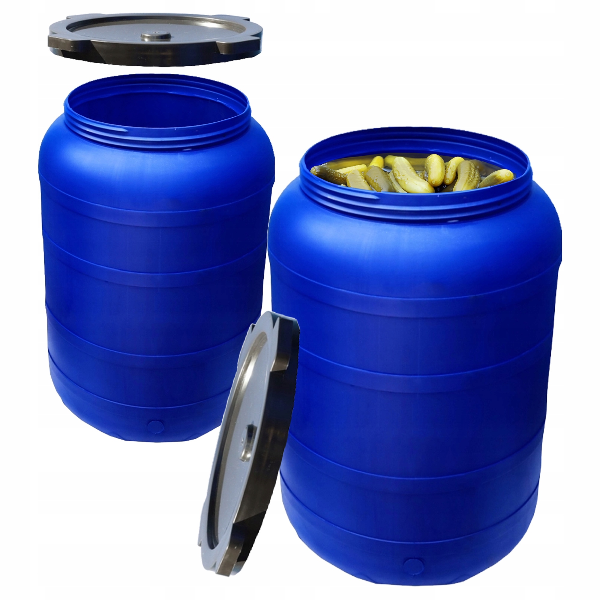 Nowa Beczka Plastikowa 200L Zakręcana Na Wodę Do Przechowywania Kiszenia