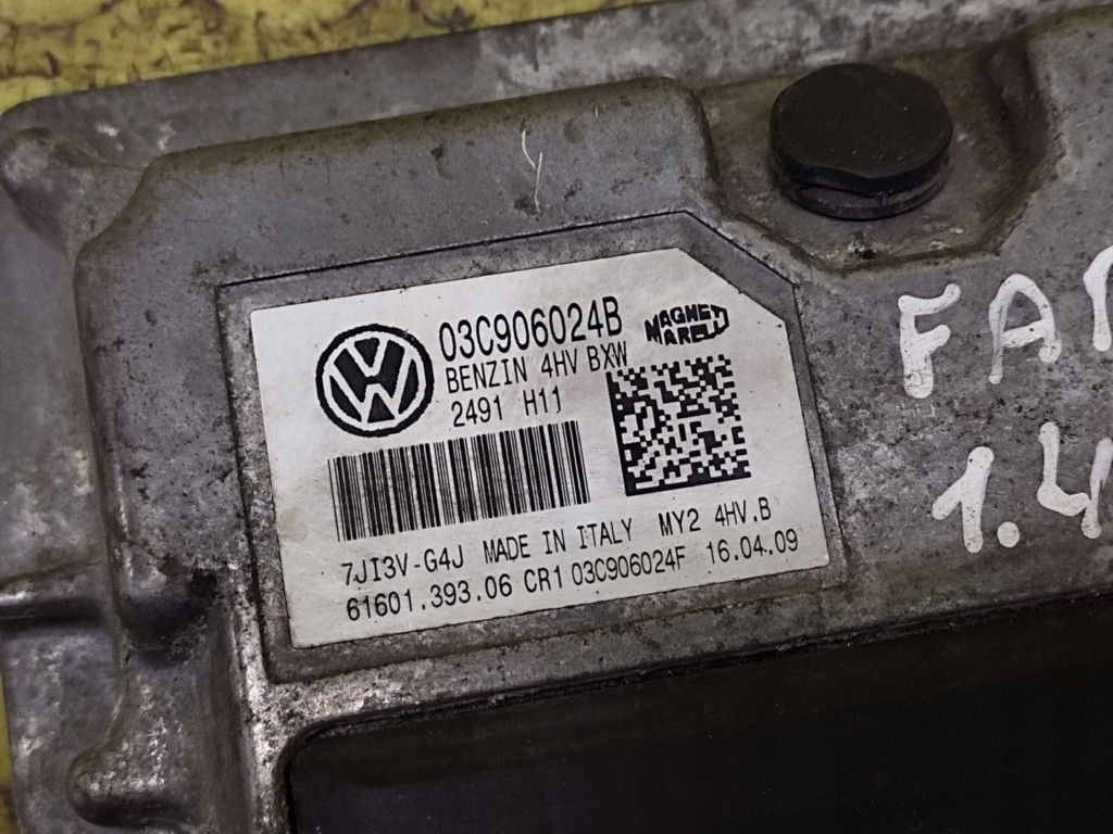 SKODA FABIA II 1.4 control unit of the engine 03C906024B