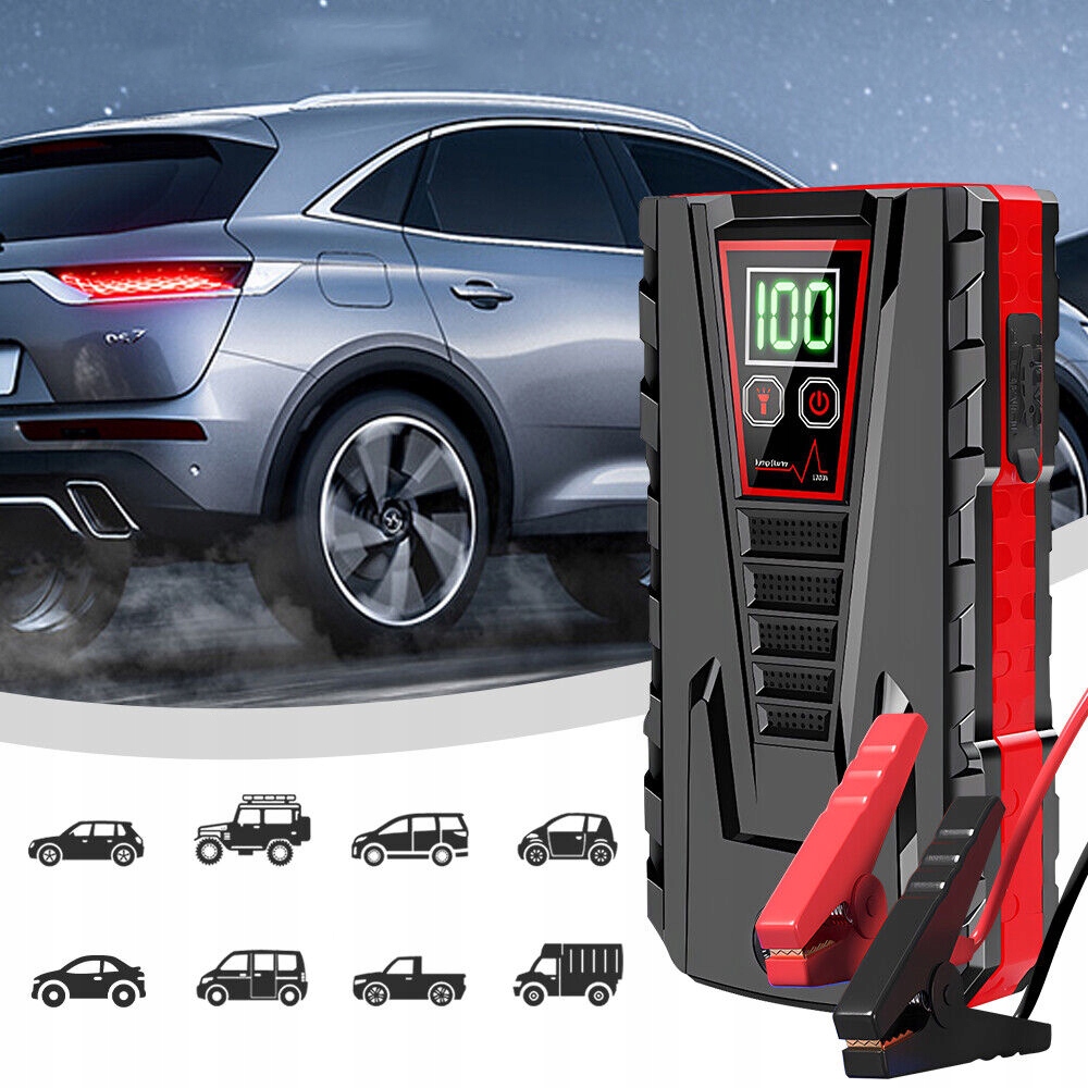 Jump Starter 99800MAH Booster Startér Do Auta Power Bank 12V 600A