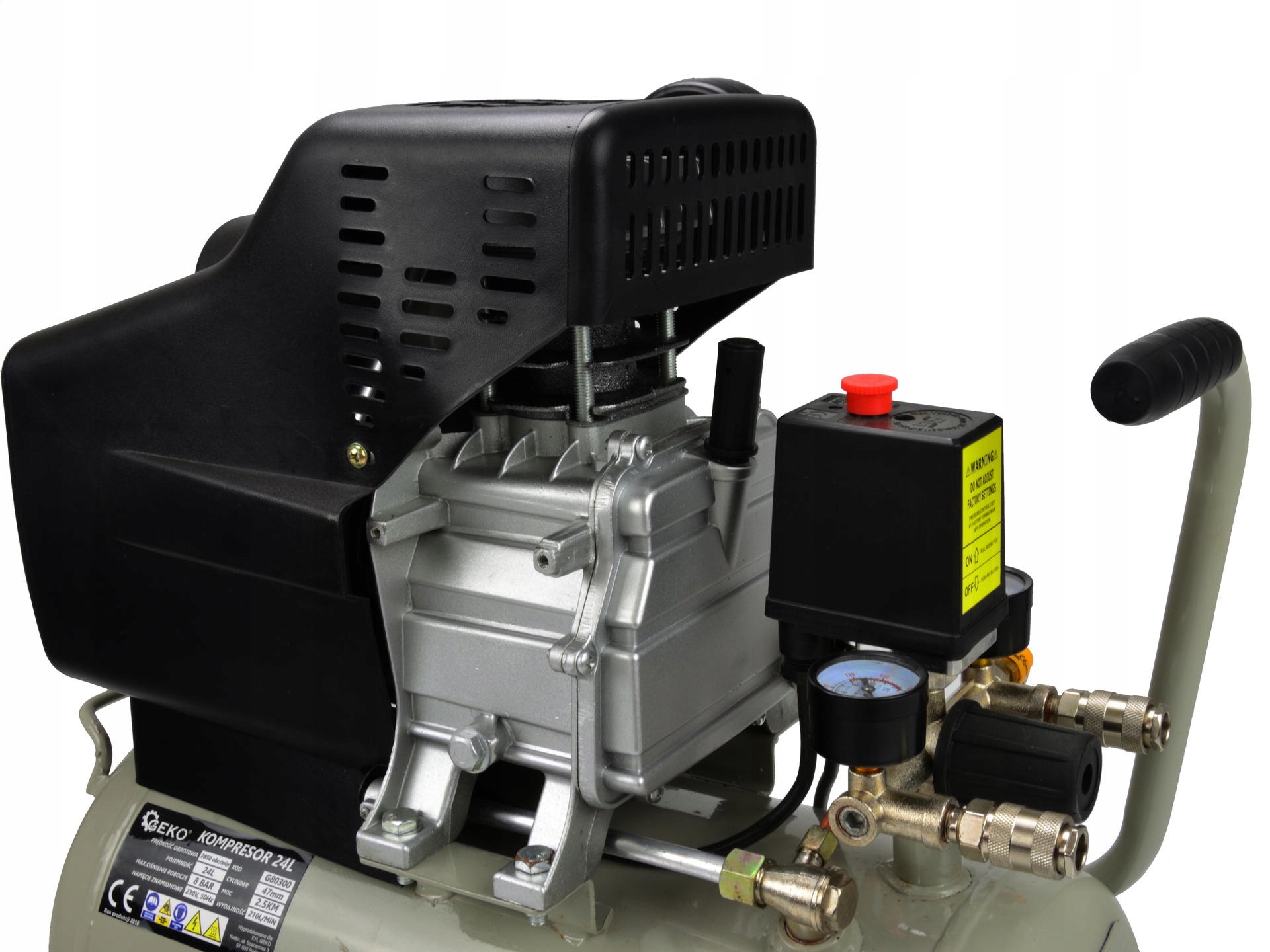 KOMPRESOR OLEJOWY 24L GEKO G80300 Marka Geko