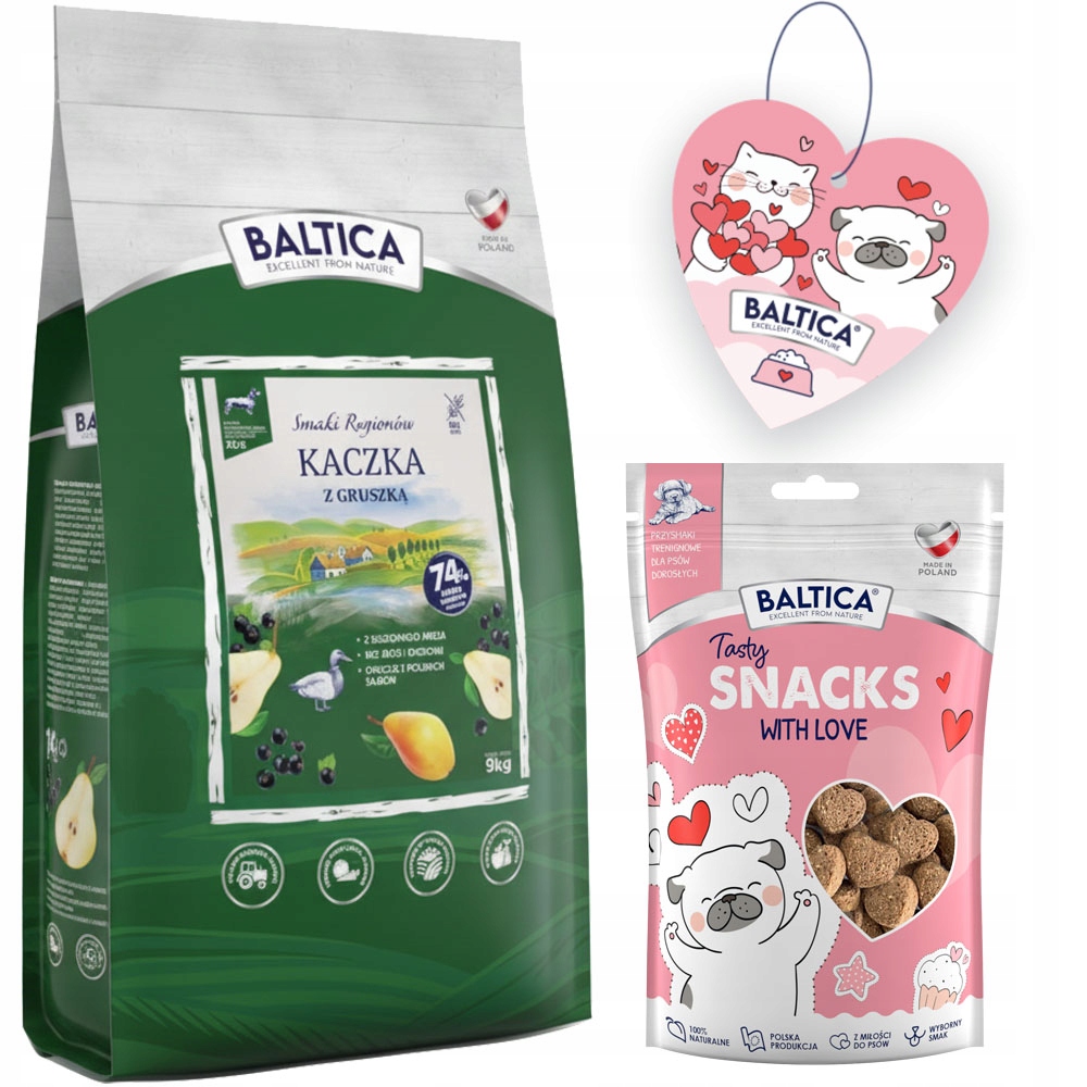 Levně Baltica Příchutě Regionů Kachna S Hruškou Xs/s 9 kg Malá Plemena