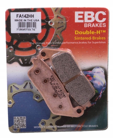 KLOCKI HAMULCOWE EBC HONDA CB NIGHTHAWK KAWASAKI VERSYS YAMAHA WR PRZÓD