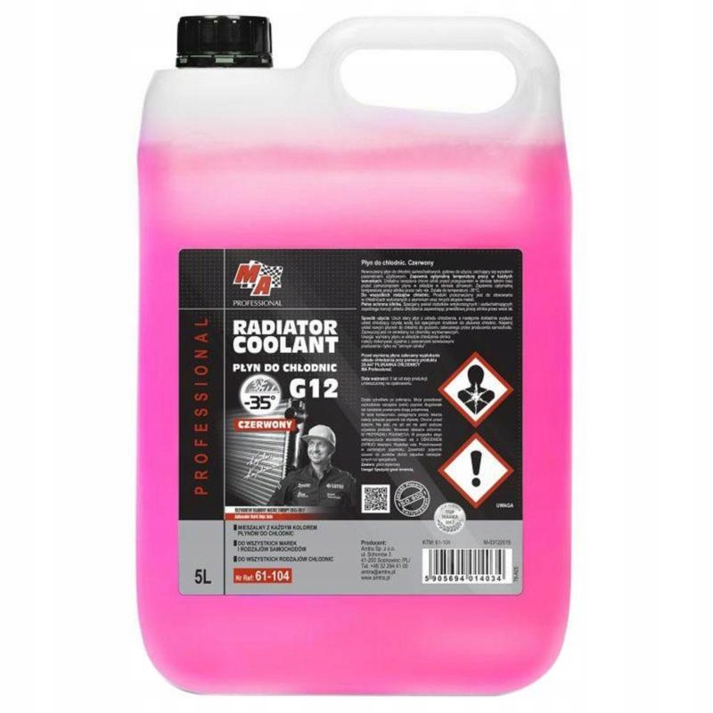 

Moje Auto Radiator Coolant G12 5l płyn do chłodnic