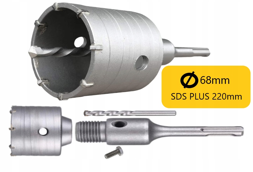 

Otwornica Do Muru Betonu Sds Plus Koronka 68mm