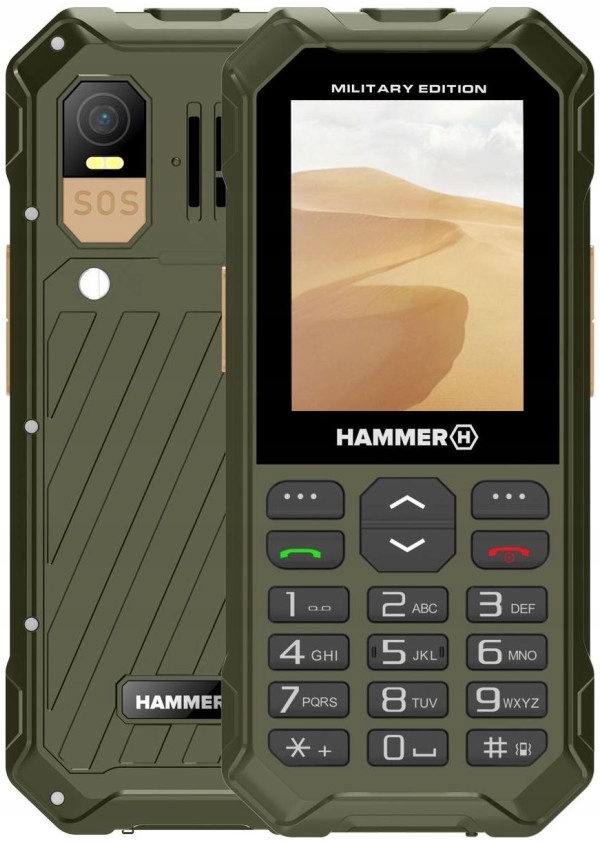 Telefon komórkowy Hammer 6 Lte Military Edition 48/128MB 2,4" 2500 mAh IP68