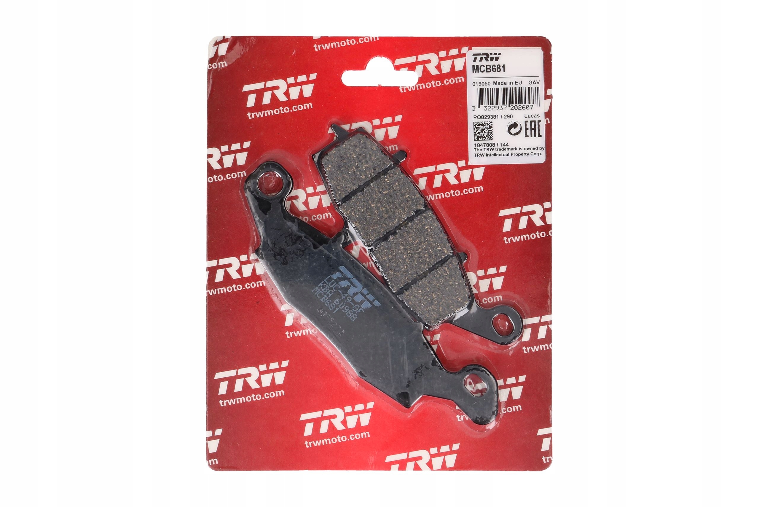 MCB681 - Гальмівні колодки TRW Suzuki VL 800 Intruder