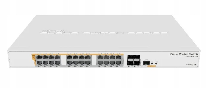 Mikrotik CRS328-24P-4S+RM spravovateľný prepínač L2/L3 Gigabit Ethernet