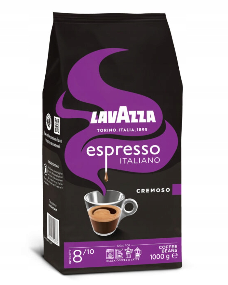 Levně Káva zrnková Lavazza Espresso Italiano Cremo 8/10, 1 kg, Německo (30.10.27)