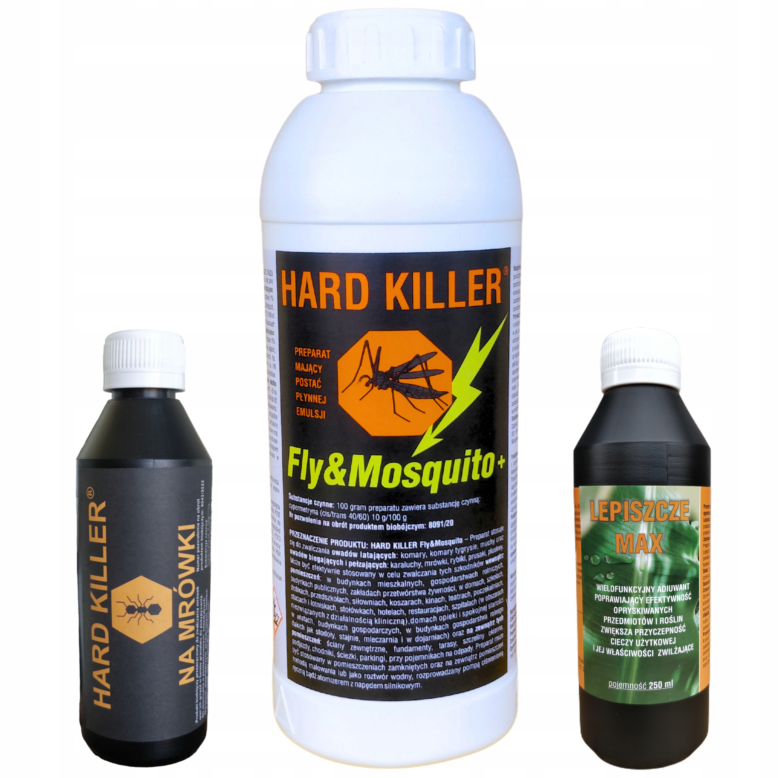 Na Kleszcze Komary Owady Skuteczny Mocny Oprysk Hard Killer 1L Koncentrat